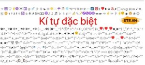 Tổng hợp ký tự đặc biệt