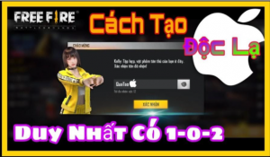 Cách tạo ký tự đặc biệt quả táo Free Fire