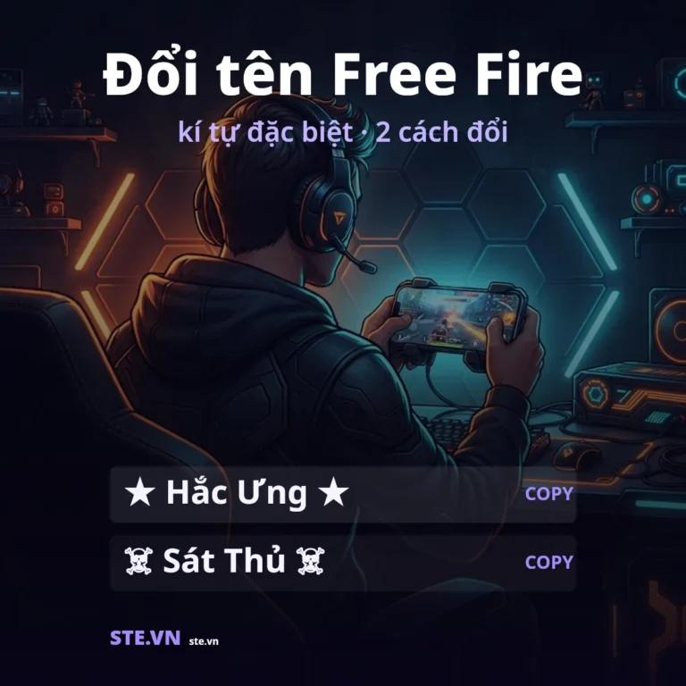 Vài mẹo đổi tên FF kí tự đặc biệt game thủ không thể bỏ qua