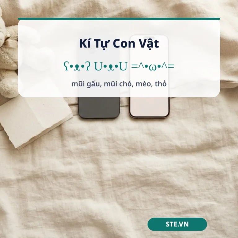 Kí Tự Con Vật — Mũi Gấu, Mũi Chó ʕ•ᴥ•ʔ Copy