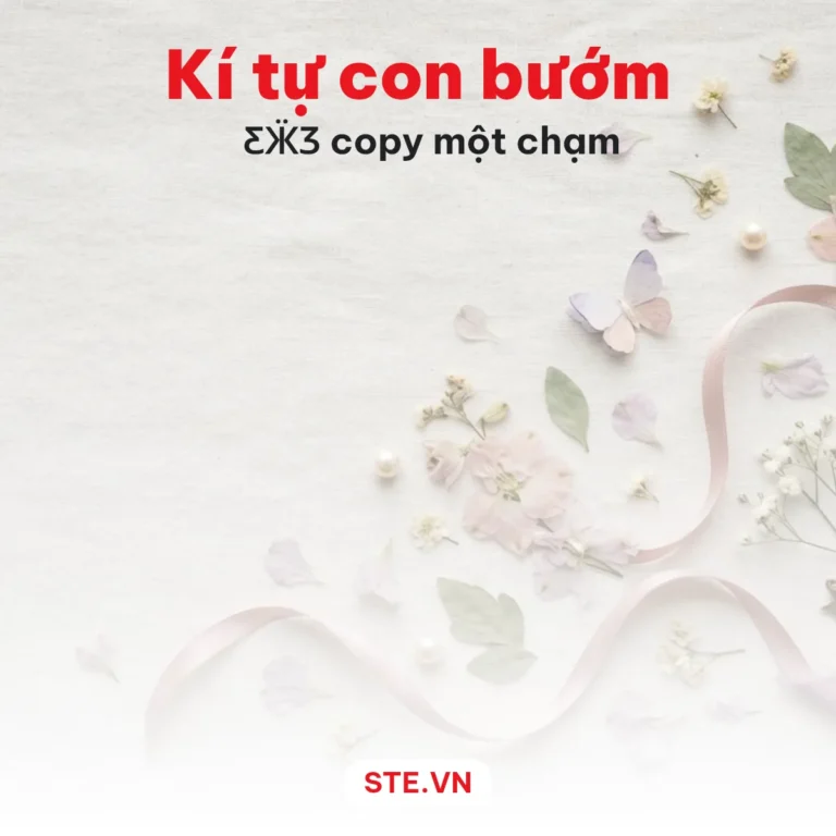 Kí Tự Con Bướm 🦋 Ƹ̵̡Ӝ̵̨̄Ʒ — Cánh Bướm Copy