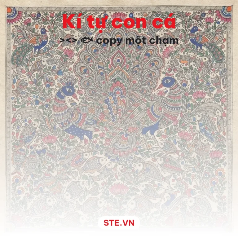Kí tự con cá ><> 🐟 copy